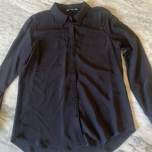 Anine Bing Silk Button Down